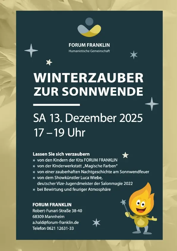 Flyer zum Winterzauber zur Sonnenwende
